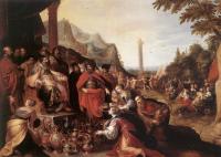 Frans the Younger Francken - Worship Of The Golden Calf